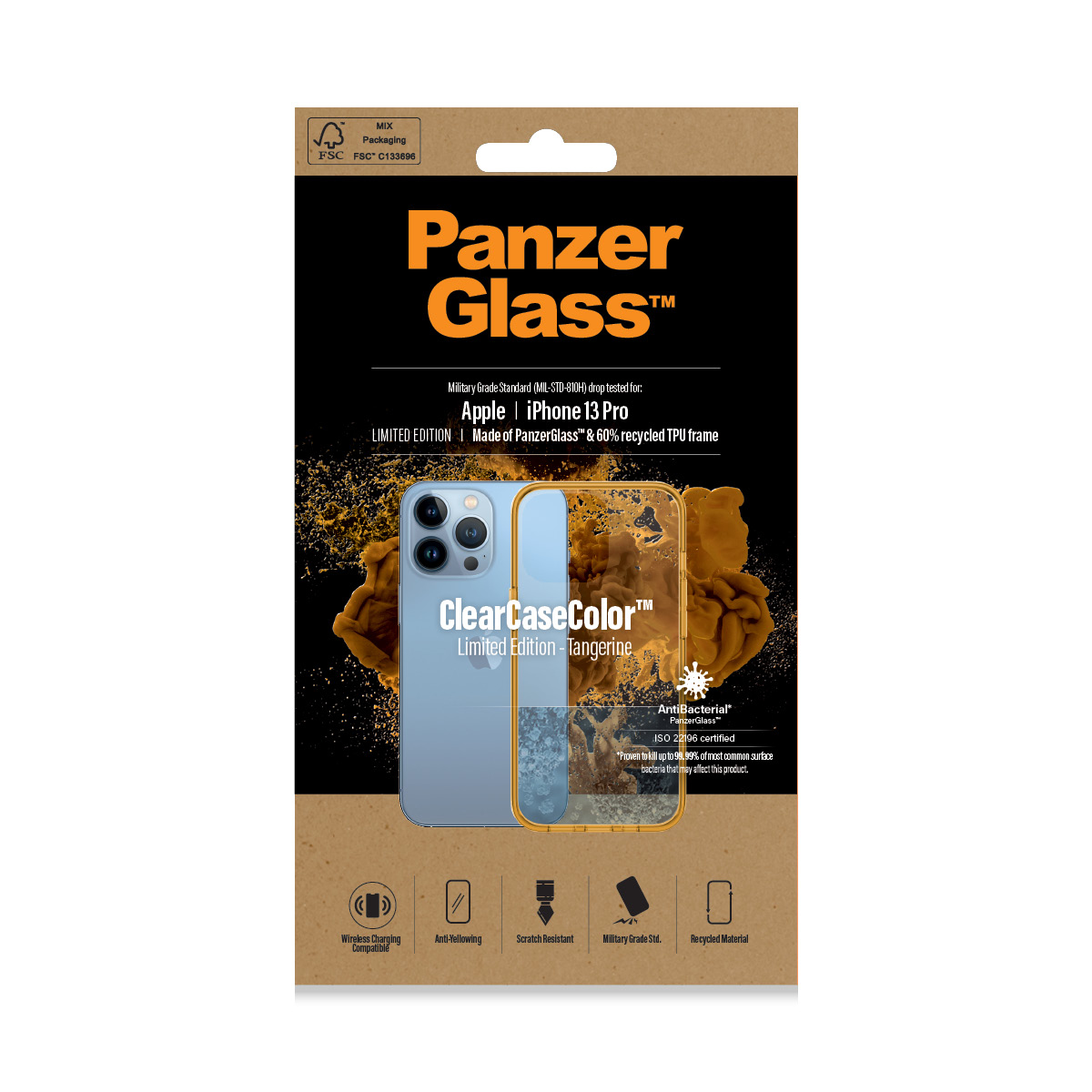 PanzerGlass ® ClearCaseColor™ iPhone 13 Pro - Tangerine – image 2