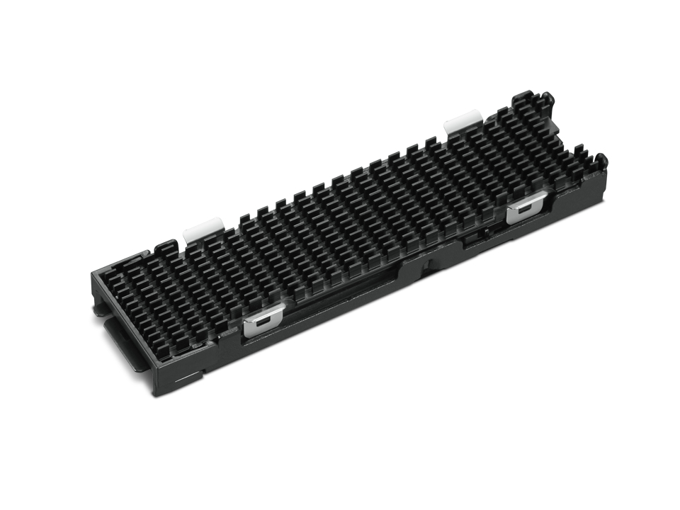 Lenovo 4XH1S76260 computer cooling system M.2 NVMe SSD Heatsink/Radiator Black