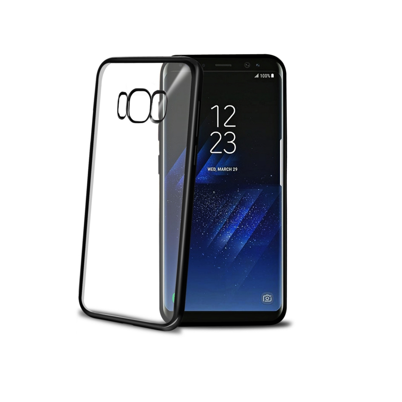 Celly LASER691BK mobile phone case Cover Black, Transparent