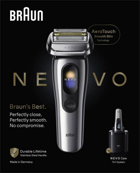 Braun NEVO 917667 men's shaver Foil shaver Trimmer Silver – image 4