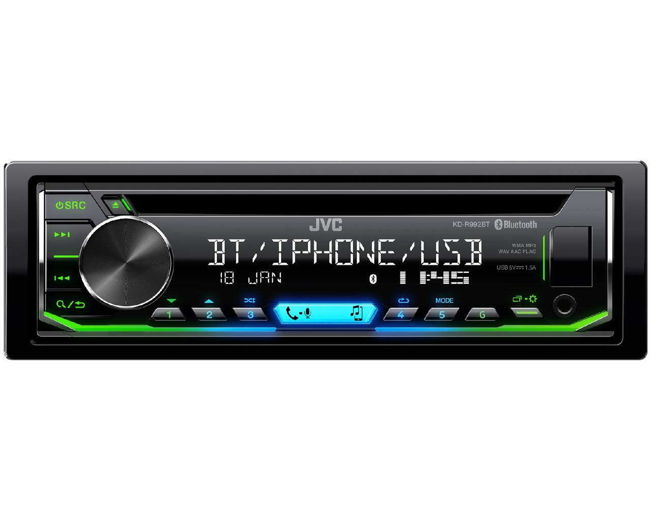 JVC KD-R992BT 1-DIN CD Receiver – image 3