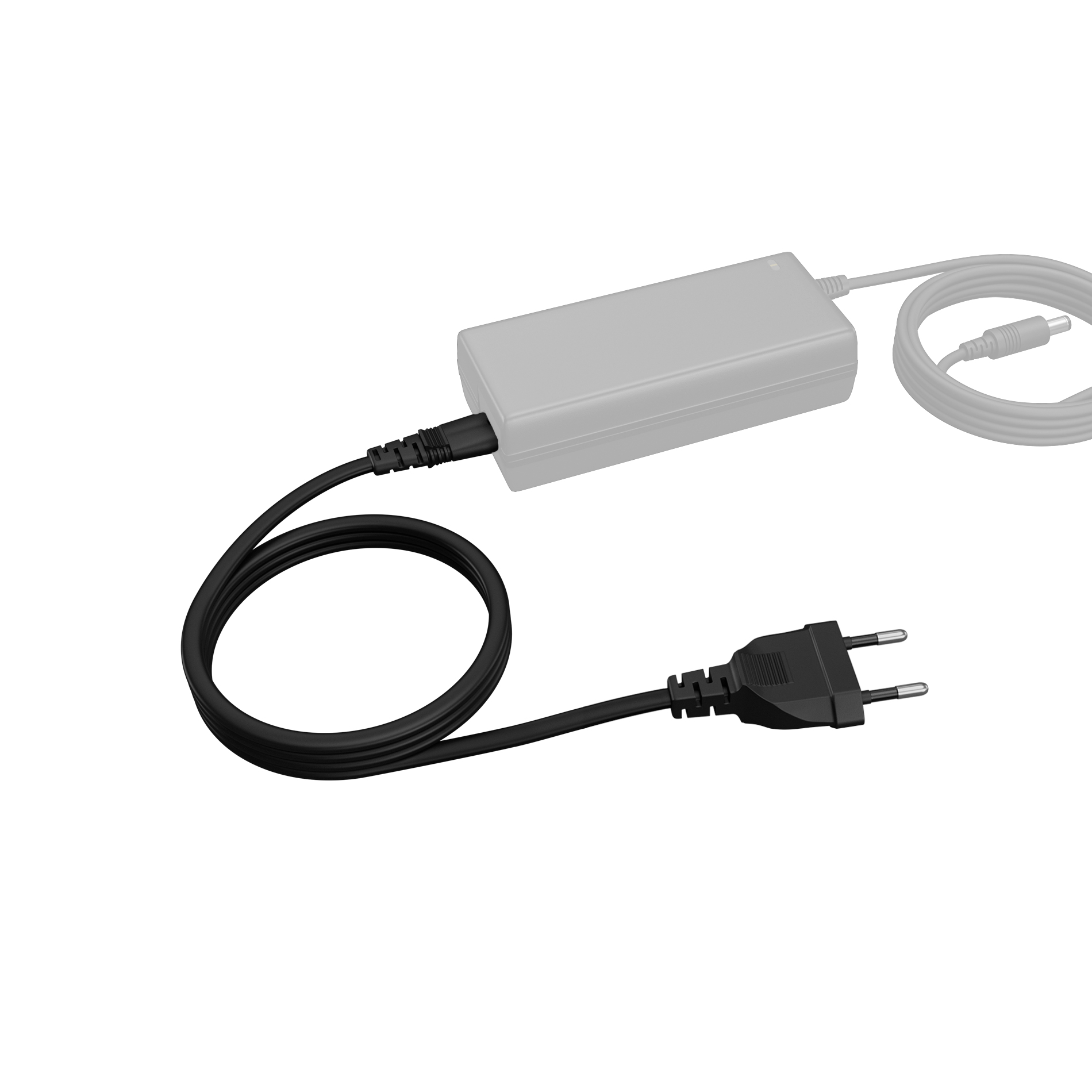 Jabra - Power cable - power IEC 60320 C7 to USB-C (M) - AC 100-240 V - 2 A - 1 m - black - EMEA