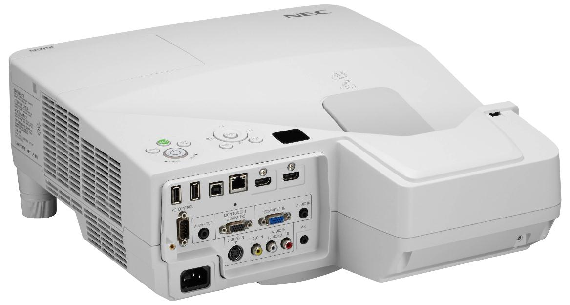 NEC UM330W Ultra short throw projector 3300 ANSI lumens LCD WXGA (1280x800) White – image 3