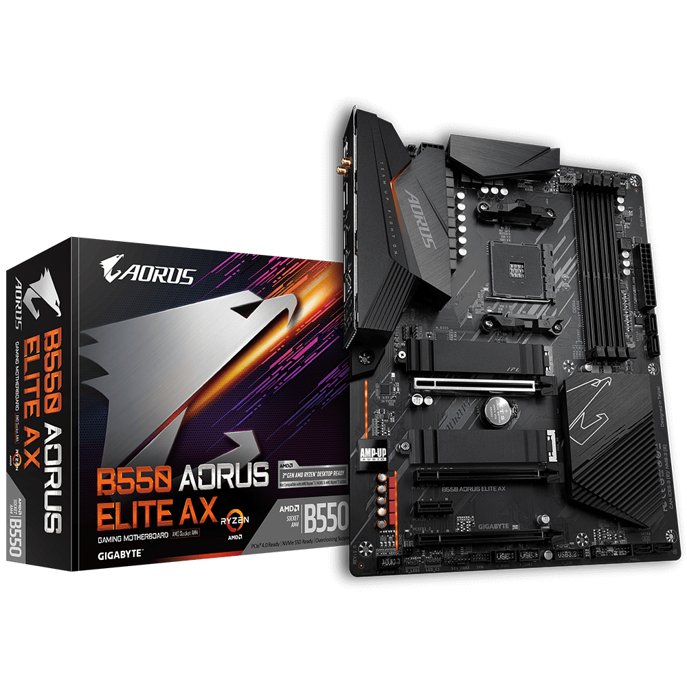 Gigabyte B550 AORUS ELITE AX scheda madre AMD …