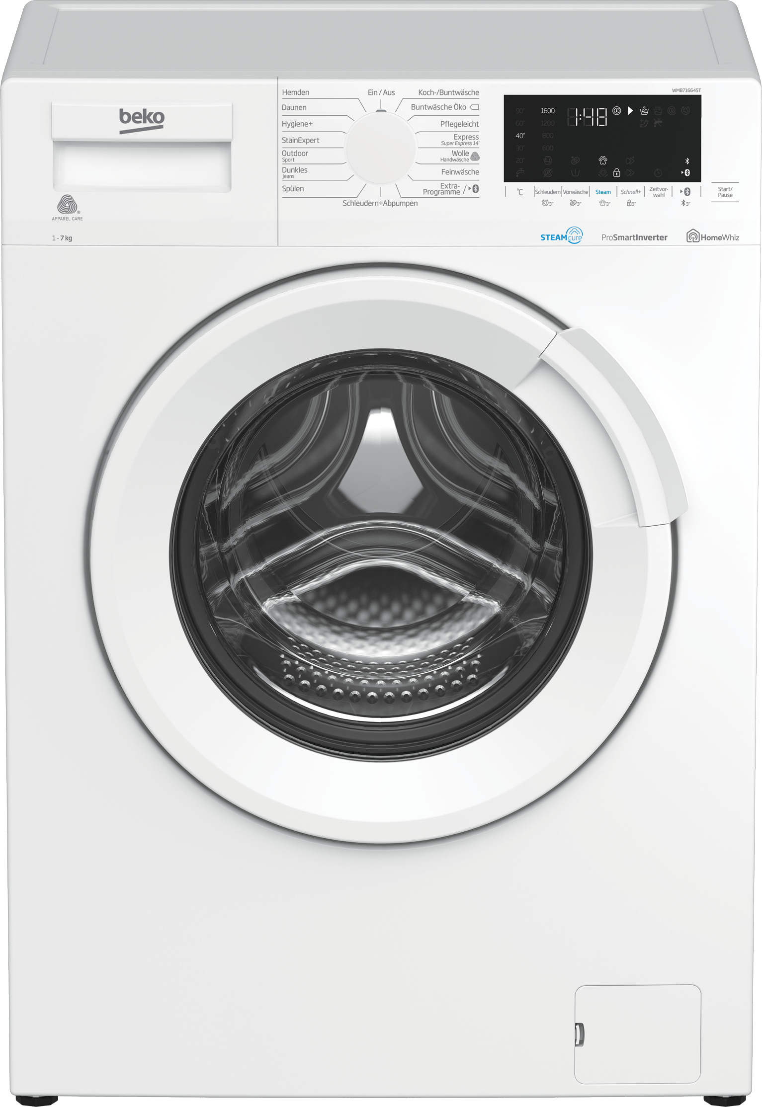 Beko WMB71664ST — vue 1 sur 4