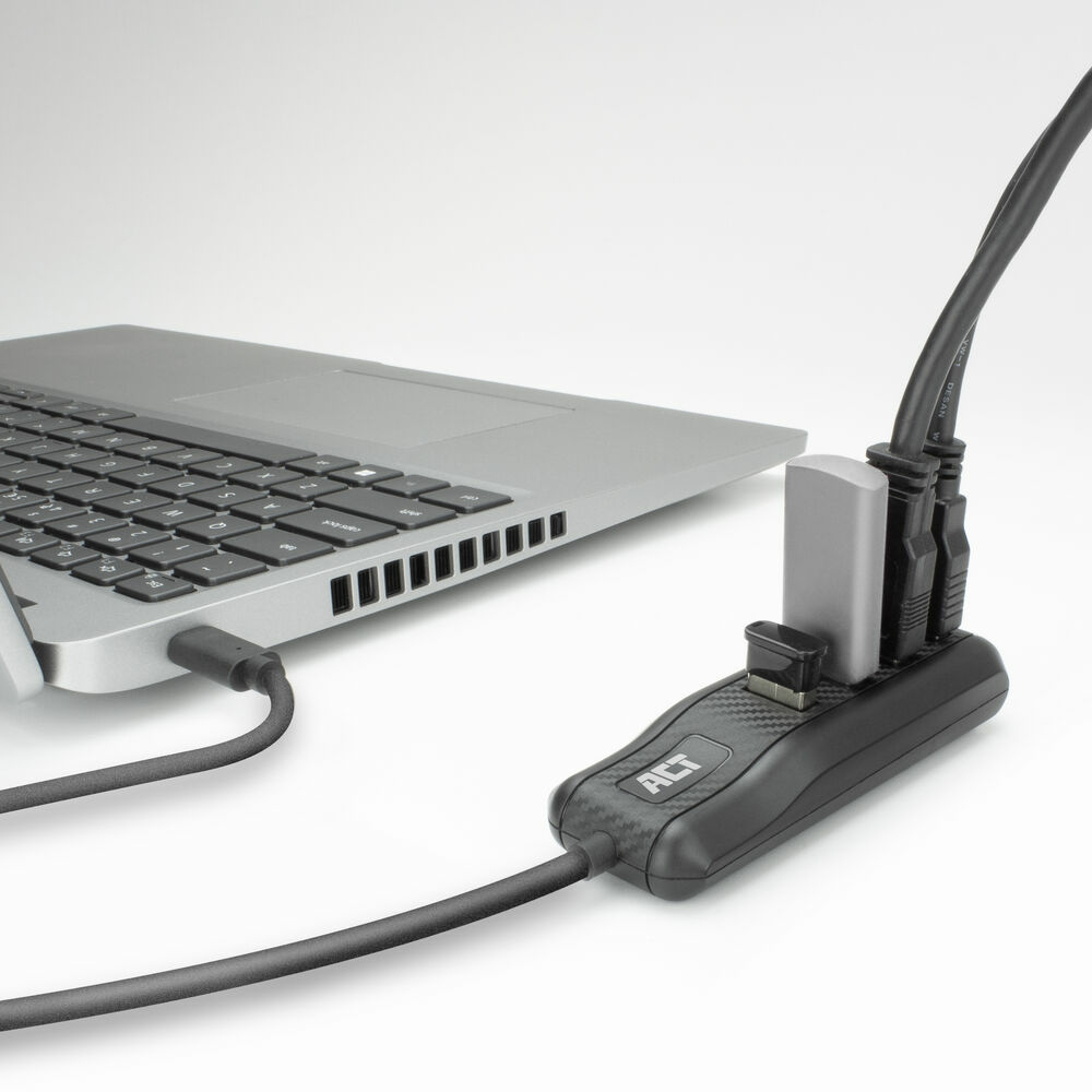 ACT AC6420 interface hub USB 3.2 Gen 1 (3.1 Gen 1) Type-C 5000 Mbit/s Black – image 5
