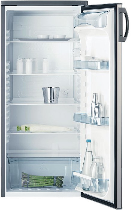 AEG S60256KA fridge Freestanding Grey, Stainless steel