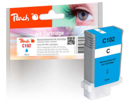 Peach 320227 ink cartridge Compatible High (XL) Yield Cyan
