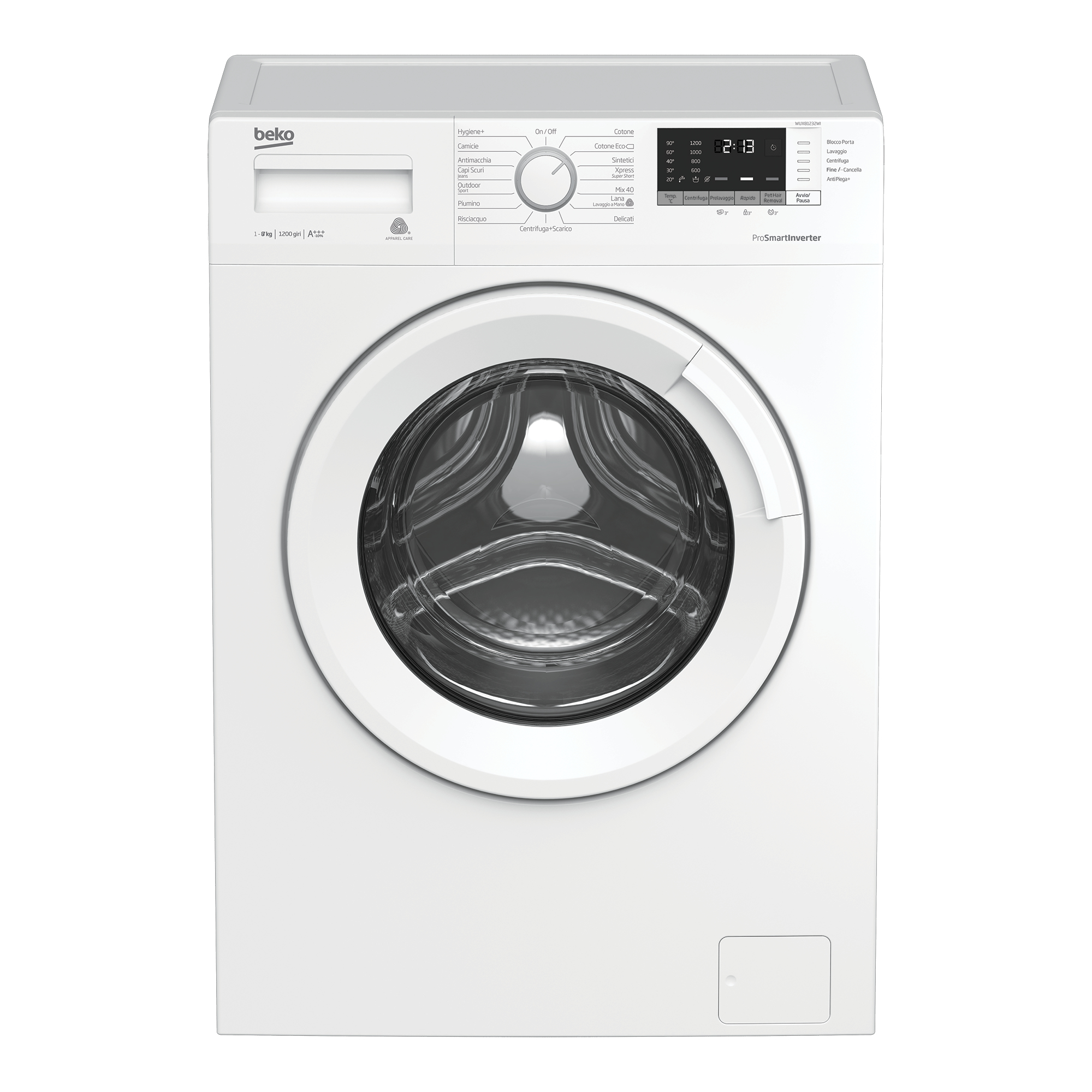 Beko WUX81232WI — vue 1 sur 8