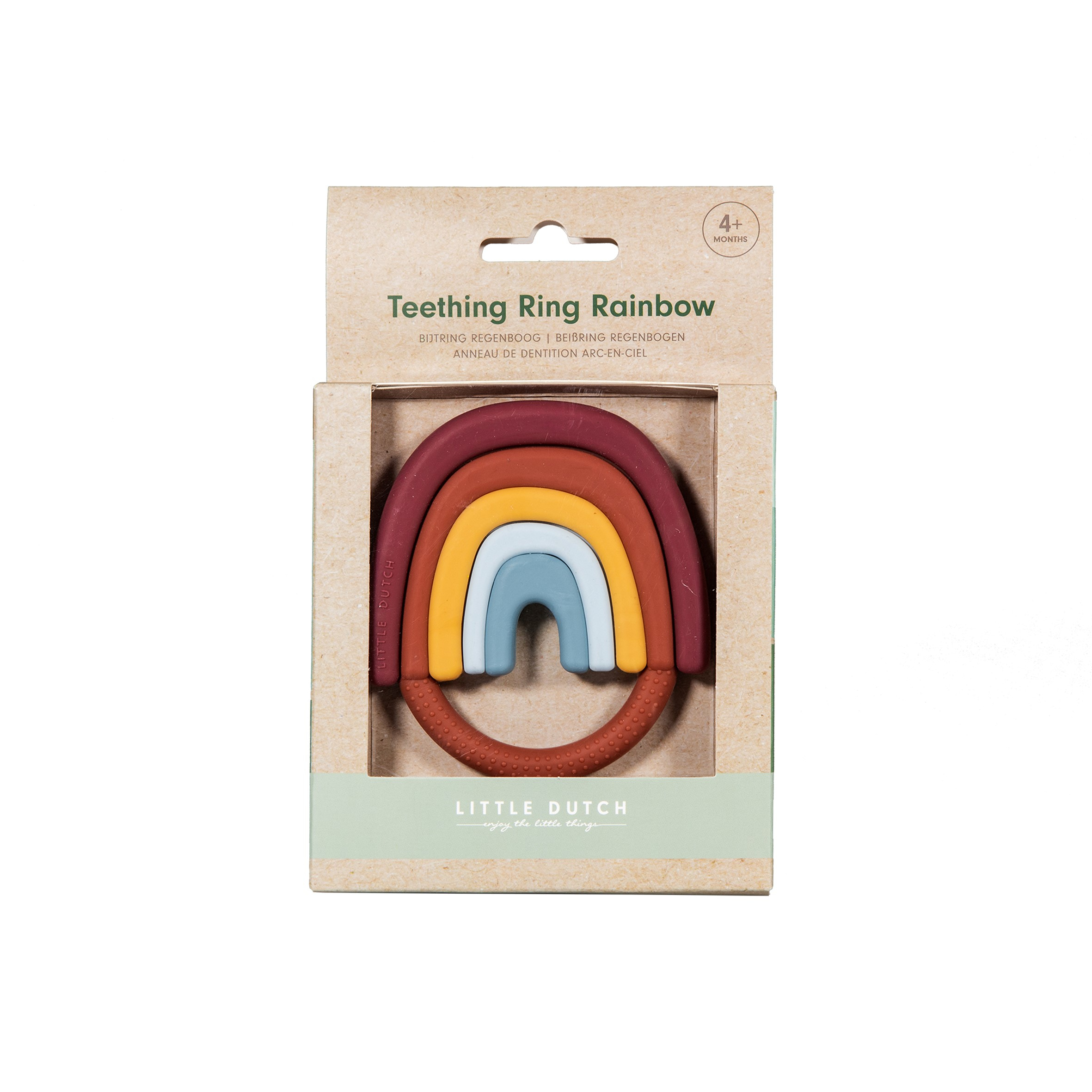 Resim Rubo Toys Silikon Diş Kaşıyıcı Halka, Çok Renkli