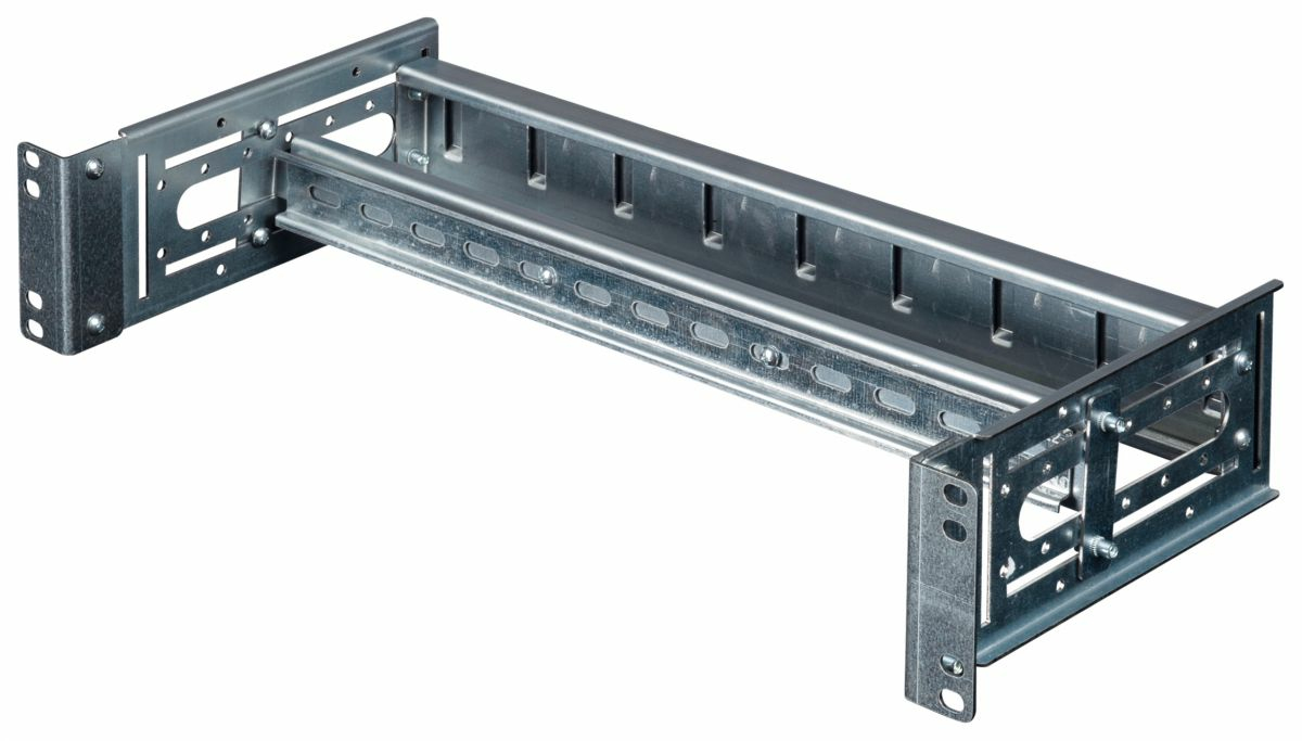 Equip Rails 19', 4HE Din, RAL7035 Grau