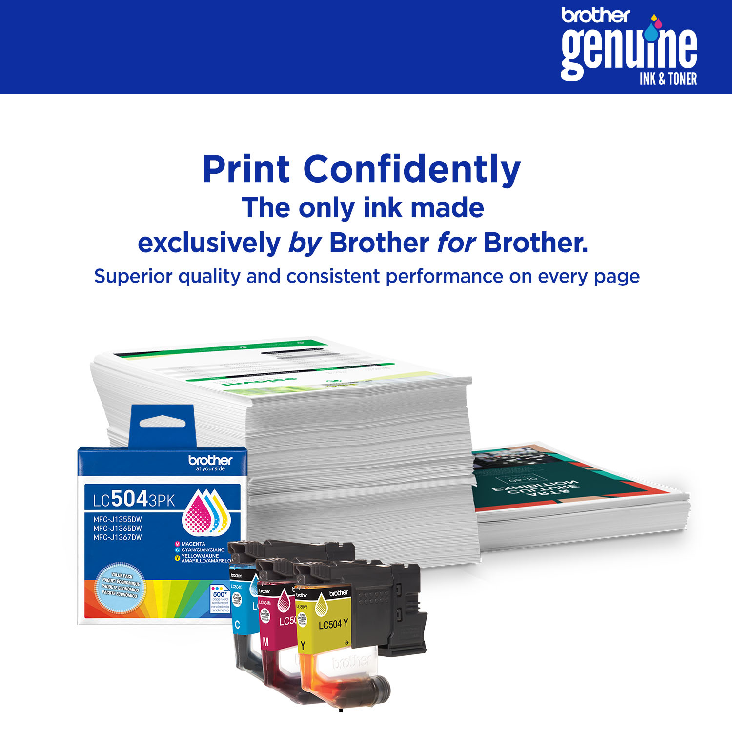 Brother LC5043PKS ink cartridge 3 pc(s) Original Standard Yield Cyan, Magenta, Yellow – image 4