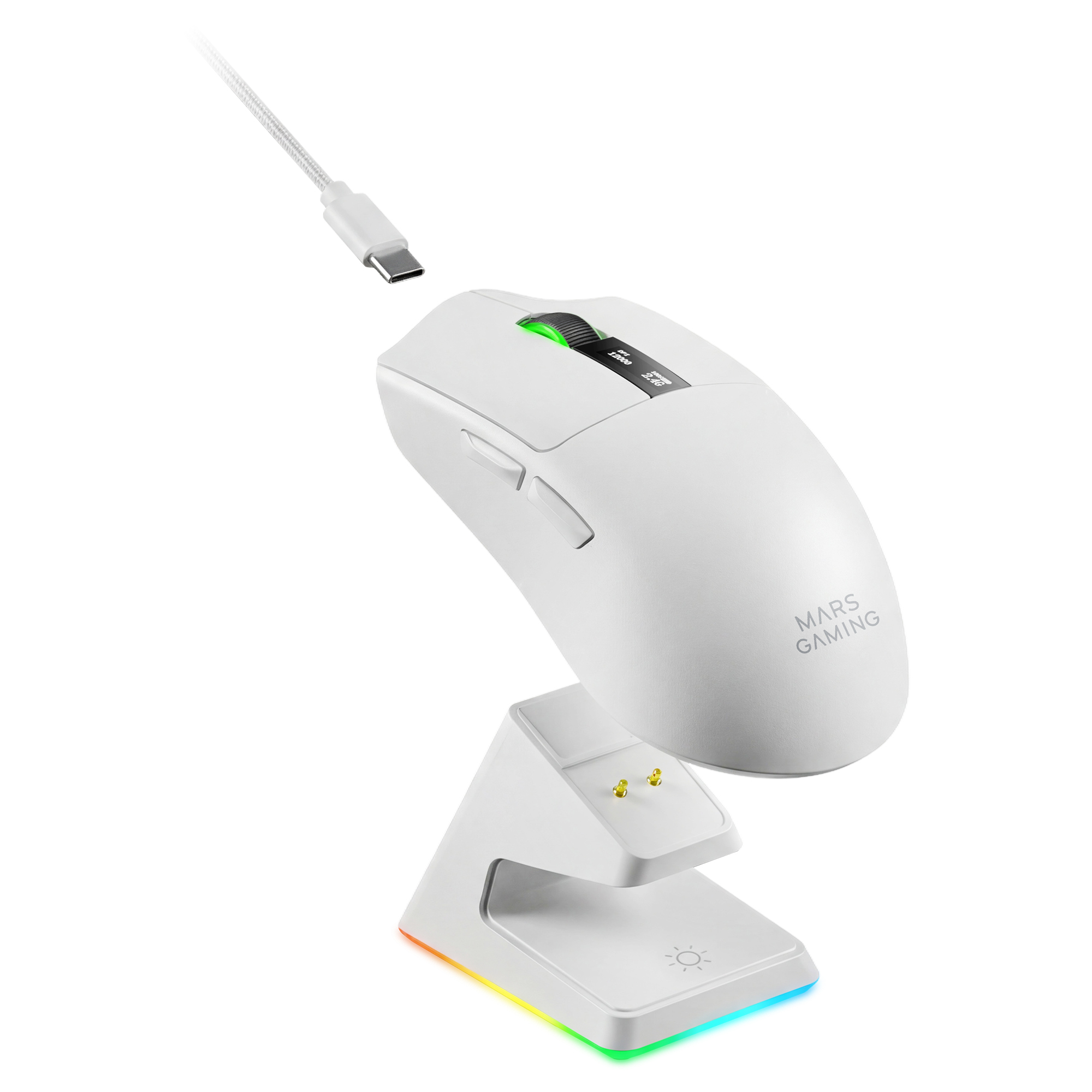 Mars Gaming MMWELITEW mouse Right-hand Bluetooth Optical 20000 DPI – image 8
