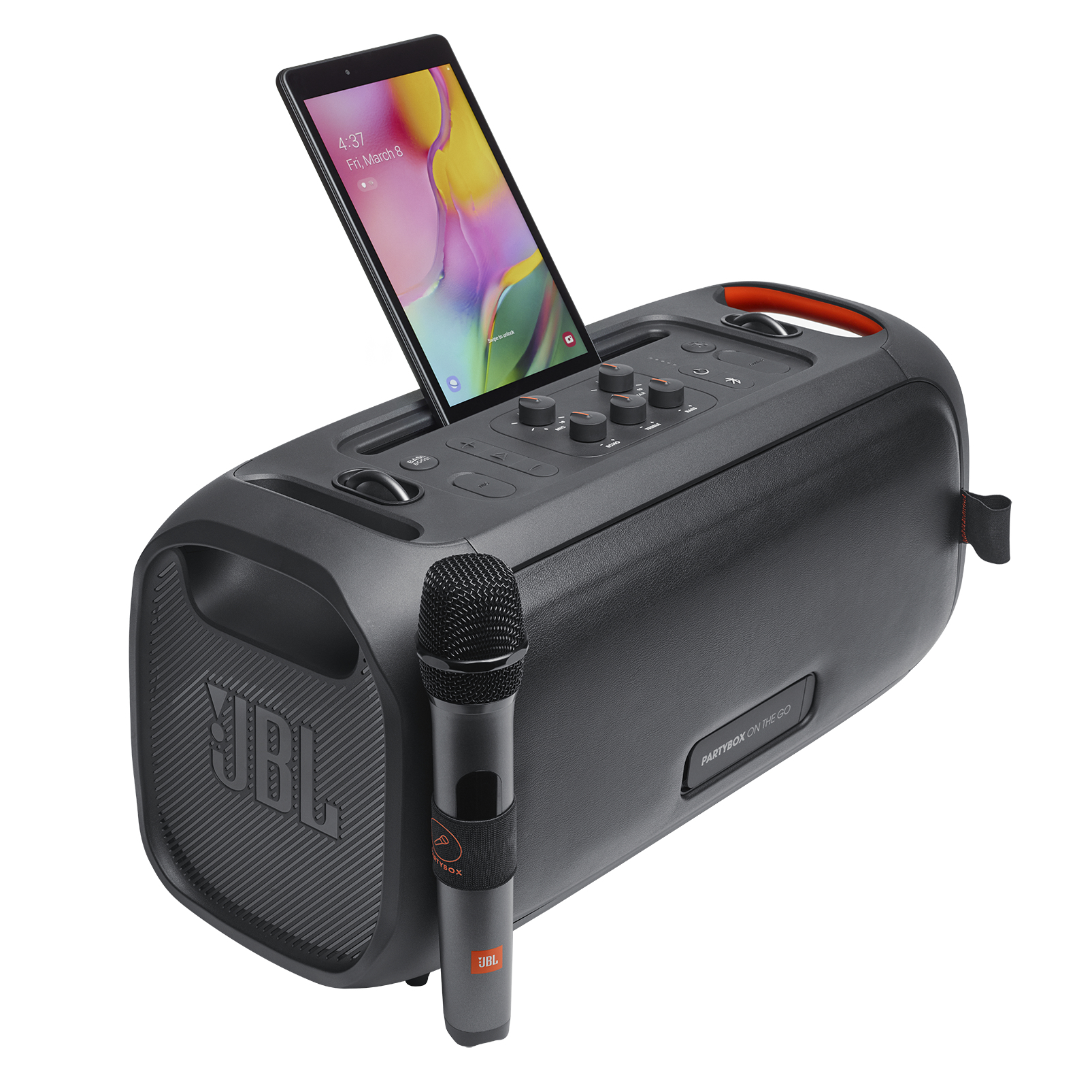 JBL PartyBox On-The-Go Black 100 W image 10
