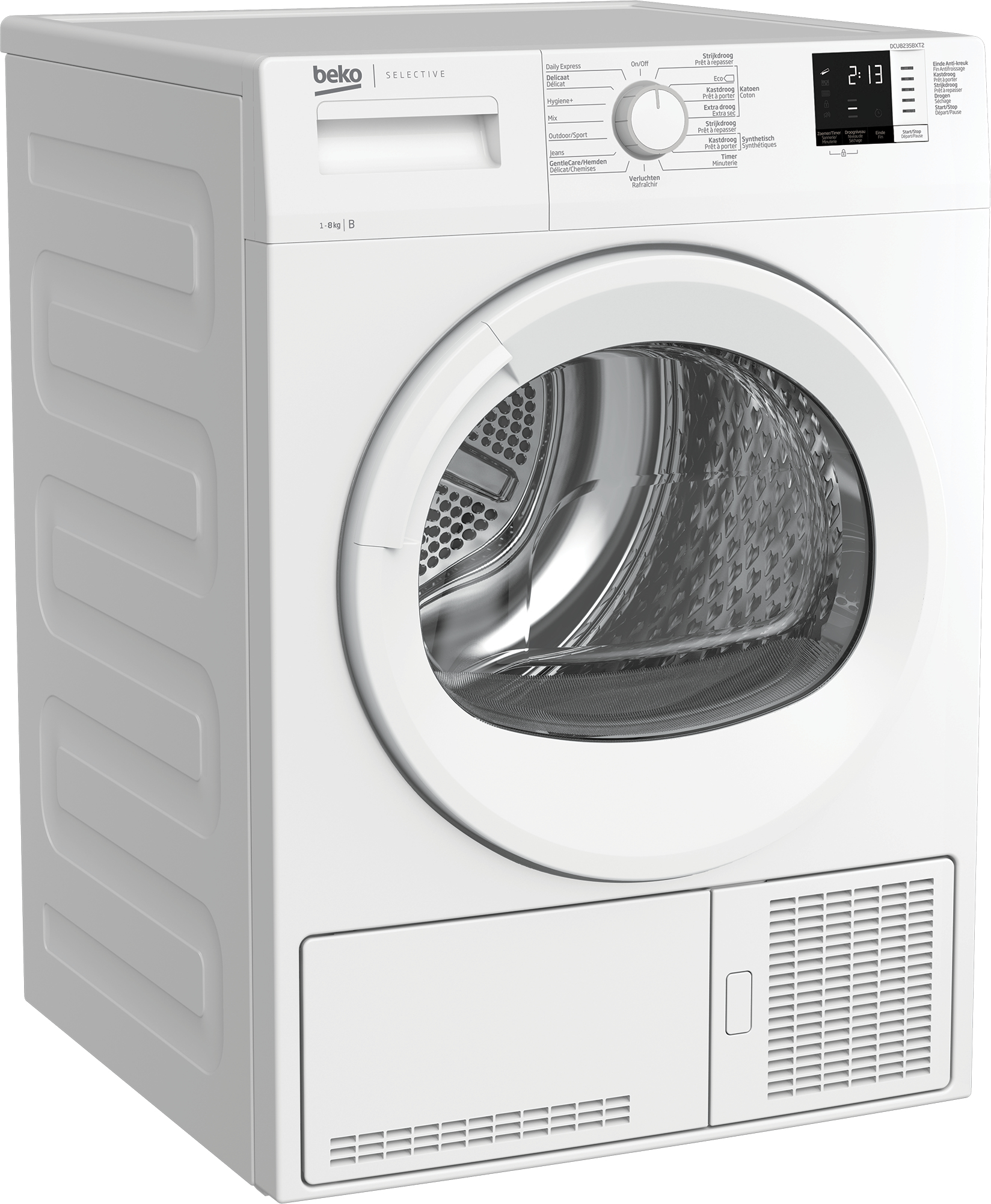 Beko DCU8235BXT tumble dryer Freestanding Front-load – image 2