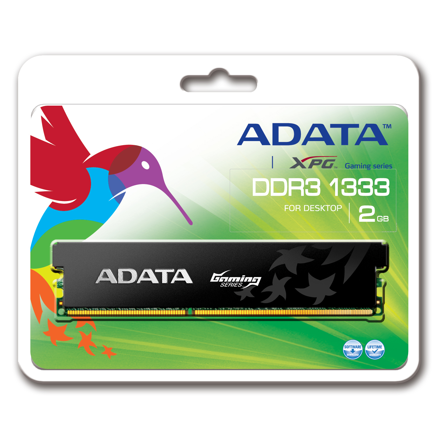 ADATA XPG Gaming Series, DDR3, 1600 MHz, CL9, 2GB – image 2