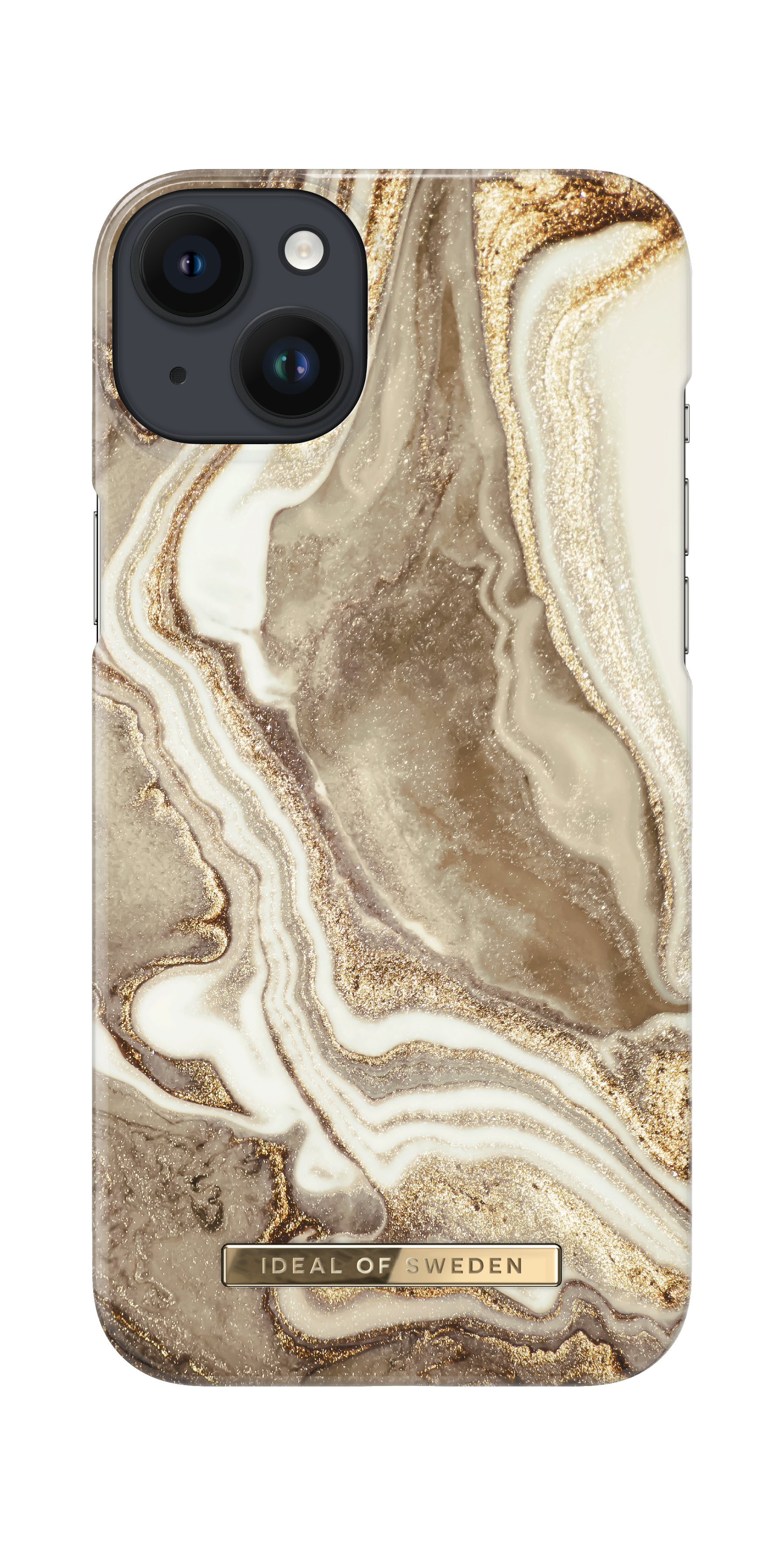 iDeal of Sweden Printed Case iPhone 14PL Golden Sand Marble – image 3