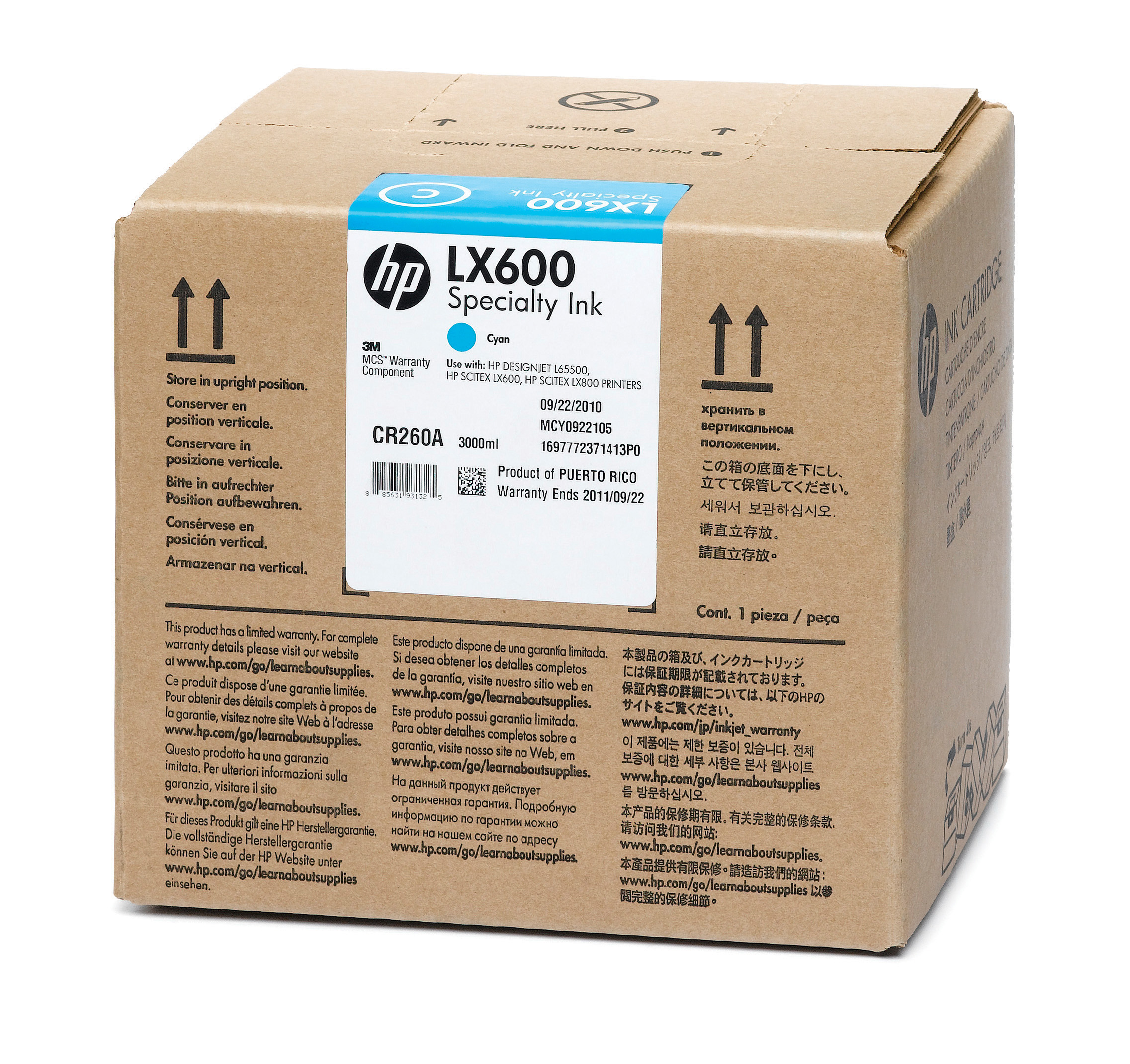 HP 3M - 3 L - ciano - …
