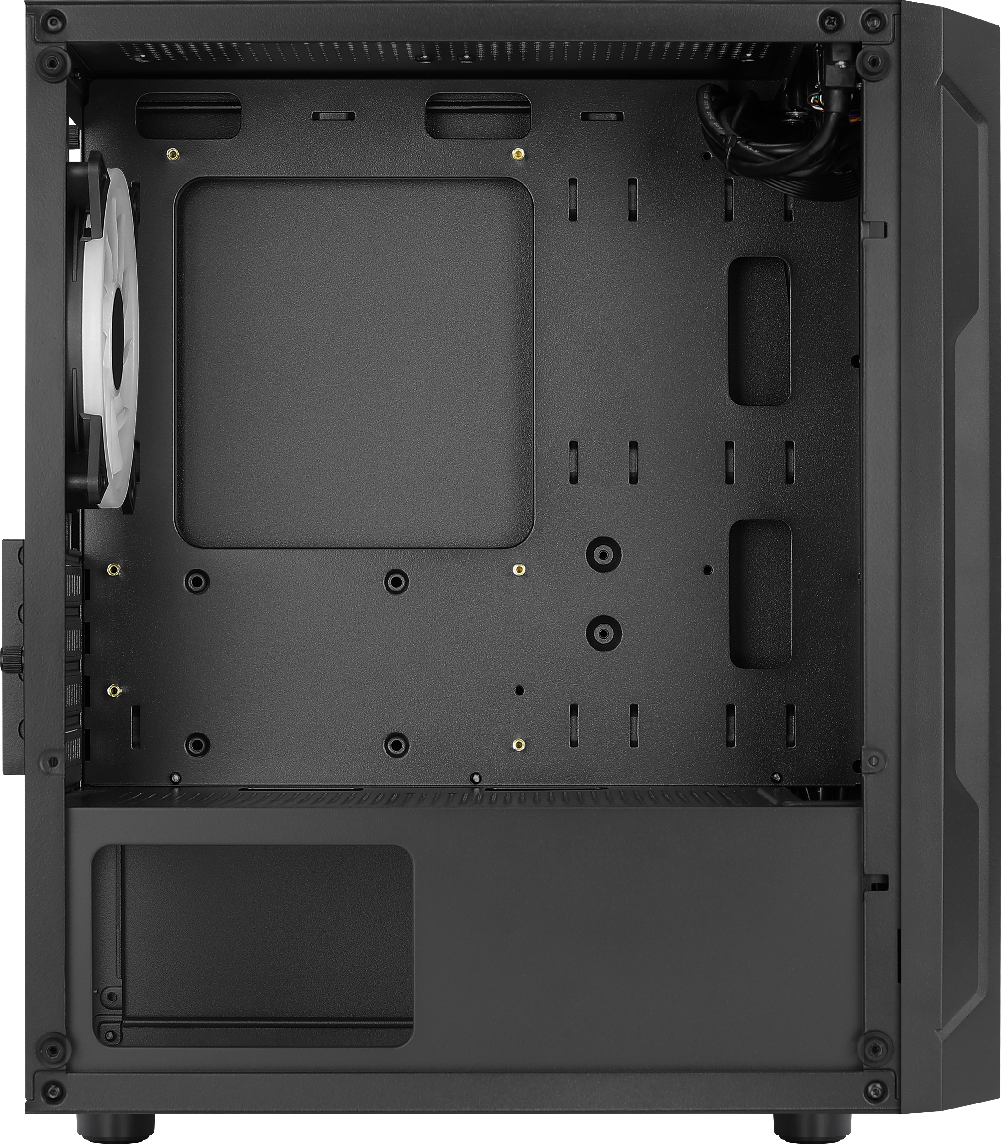 AeroCool Geh Mini Trinity v2 Black MicroATX/MiniITX Gehäuse