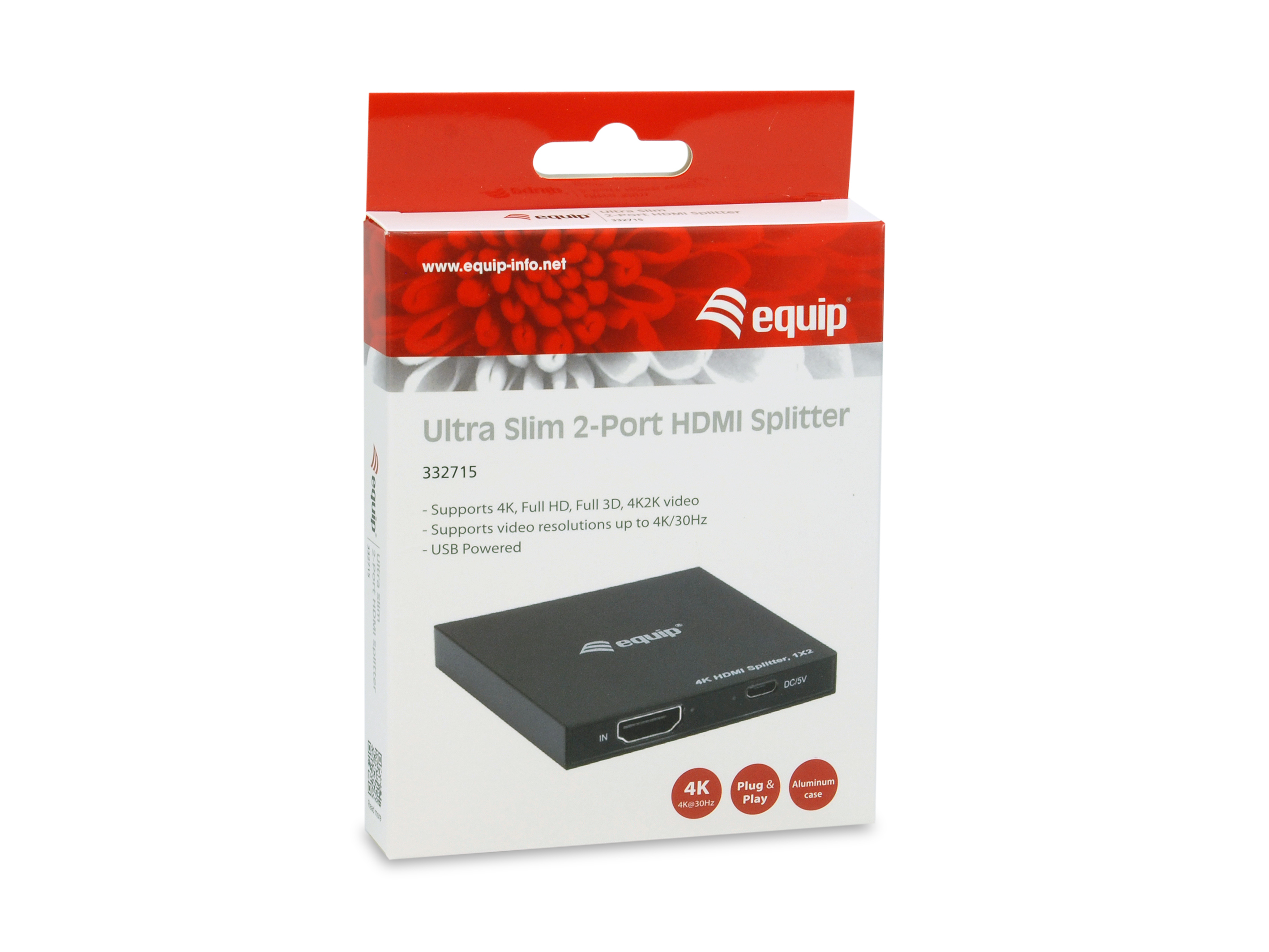 Equip 332715 Videosplitter HDMI 2x HDMI
