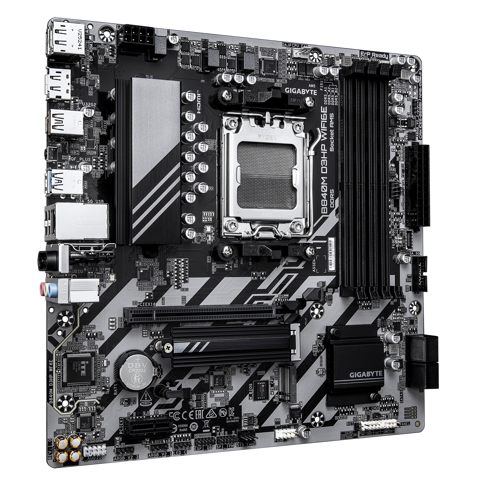 Gigabyte B840M D3HP WiFi6E           (B840,AM5,mATX,DDR5)