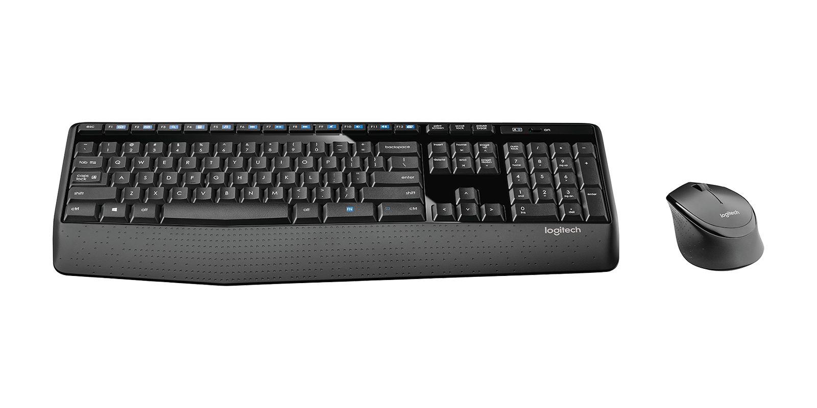 Logitech 920-007821. Keyboard form factor: Full-size (100%). Keyboard style: Straight. Connectivity technology: Wireless, 