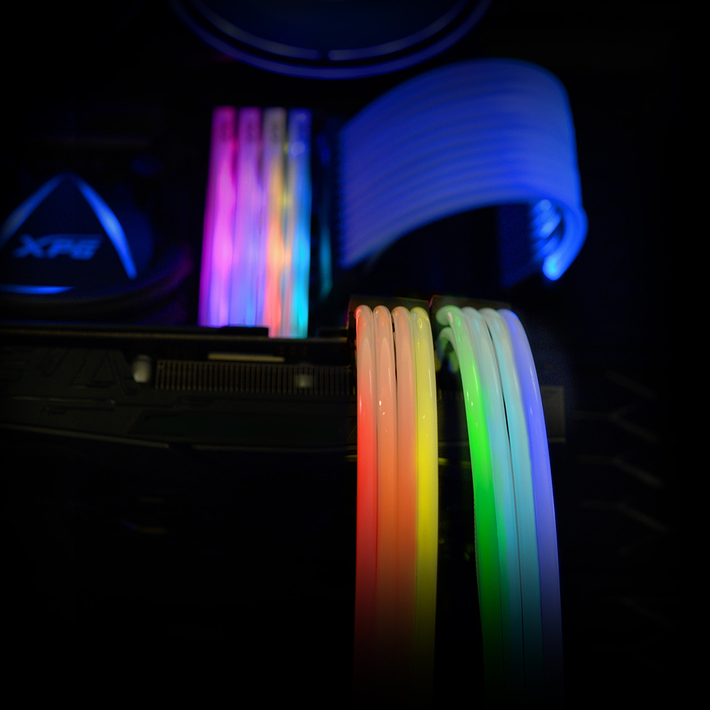 Cable de Extensión ADATA XPG PRIME ARGB - Para VGA - 8-pin (6+2) - 16 AWG - RGB - 2 Fibra Ópticas - ARGBEXCABLE-VGA-BKCWW Cable de Extensión ADATA XPG PRIME ARGB - Para VGA - 8-pin (6+2) - 16 AWG - RGB - 2 Fibra Ópticas - ARGBEXCABLE-VGA-BKCWW