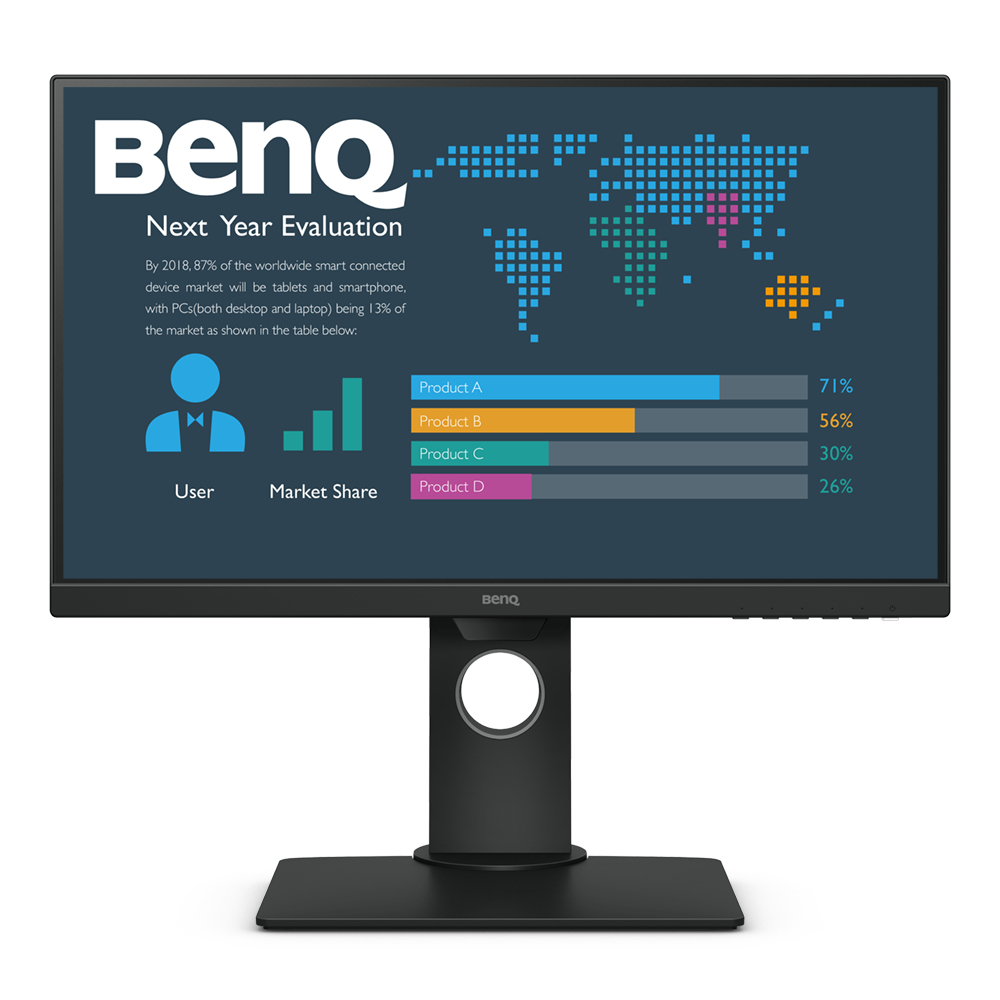 BenQ BL2480T platta pc-skärmar 60,5 cm (23.8') 1920 x 1080 pixlar Full HD LED Svart