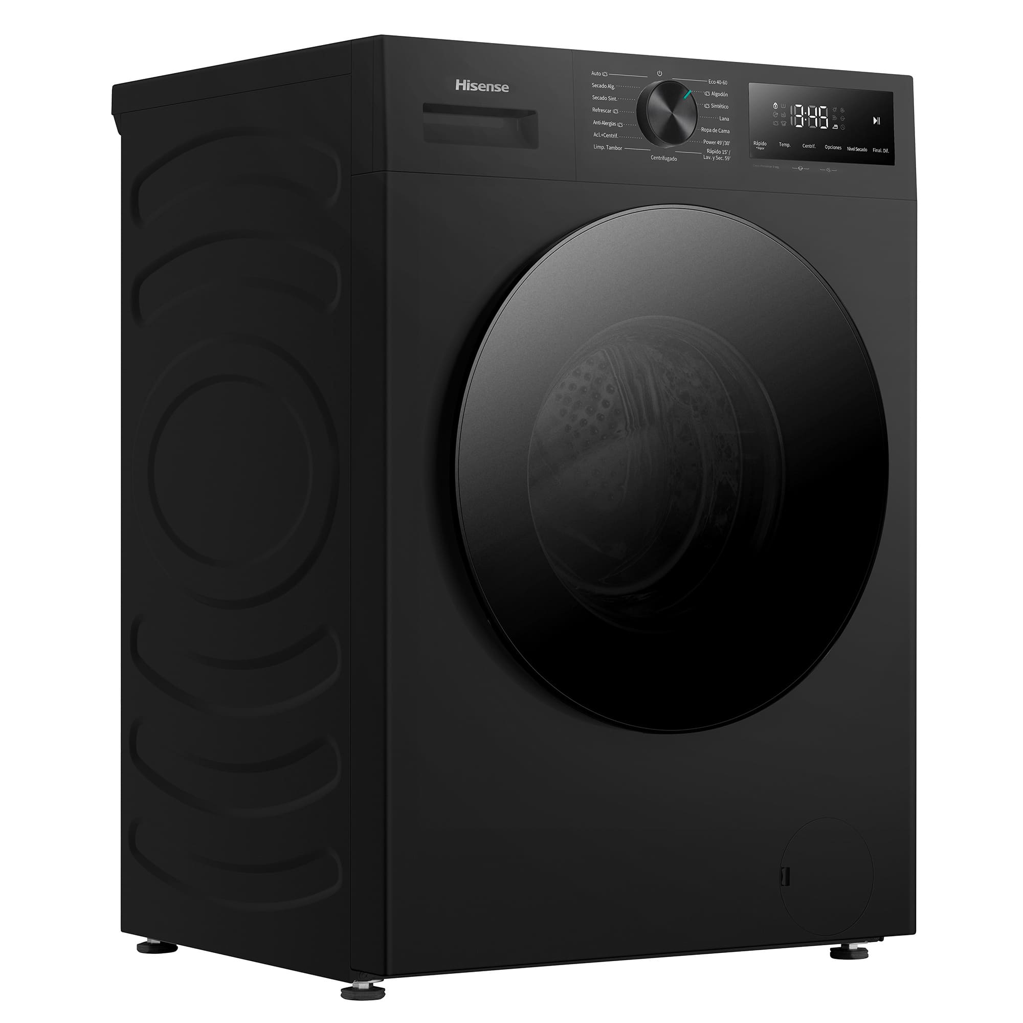Hisense WD1I1142BBL2 washer dryer Freestanding Front-load Black – image 3