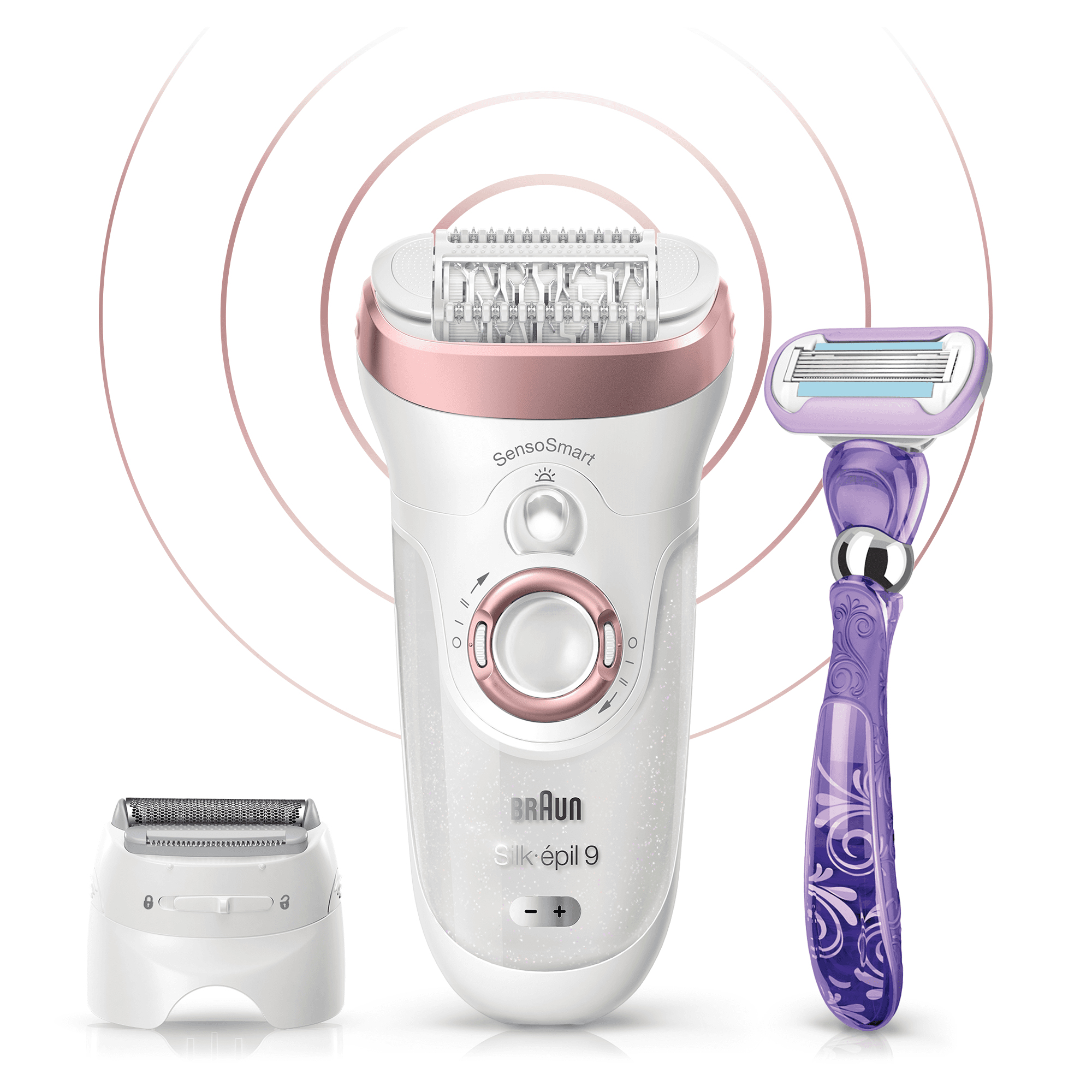 Braun 81646966 epilator 40 tweezers Pink, White – image 3
