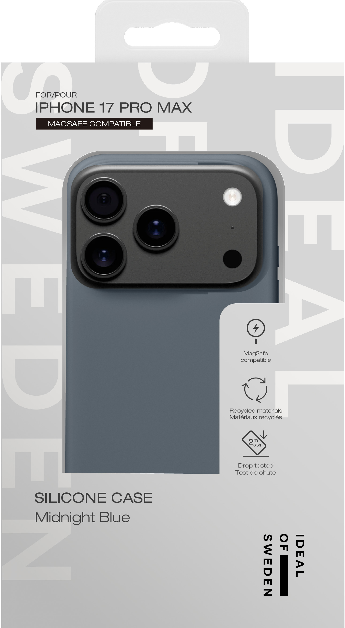 iDeal of Sweden Silicone Case MagSafe iPhone 17 Pro Max Midnight Blue – image 5