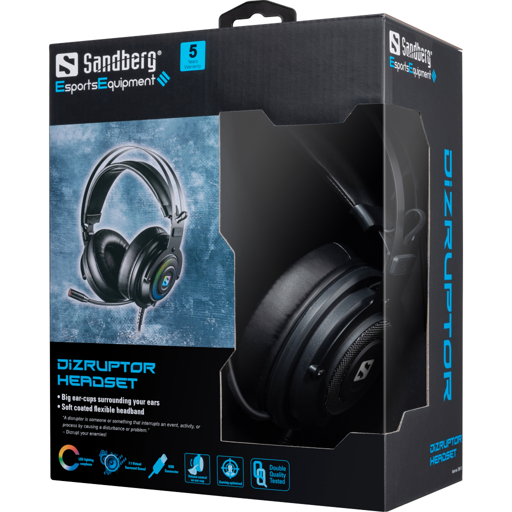 Sandberg Dizruptor Headset USB 7.1 – image 3