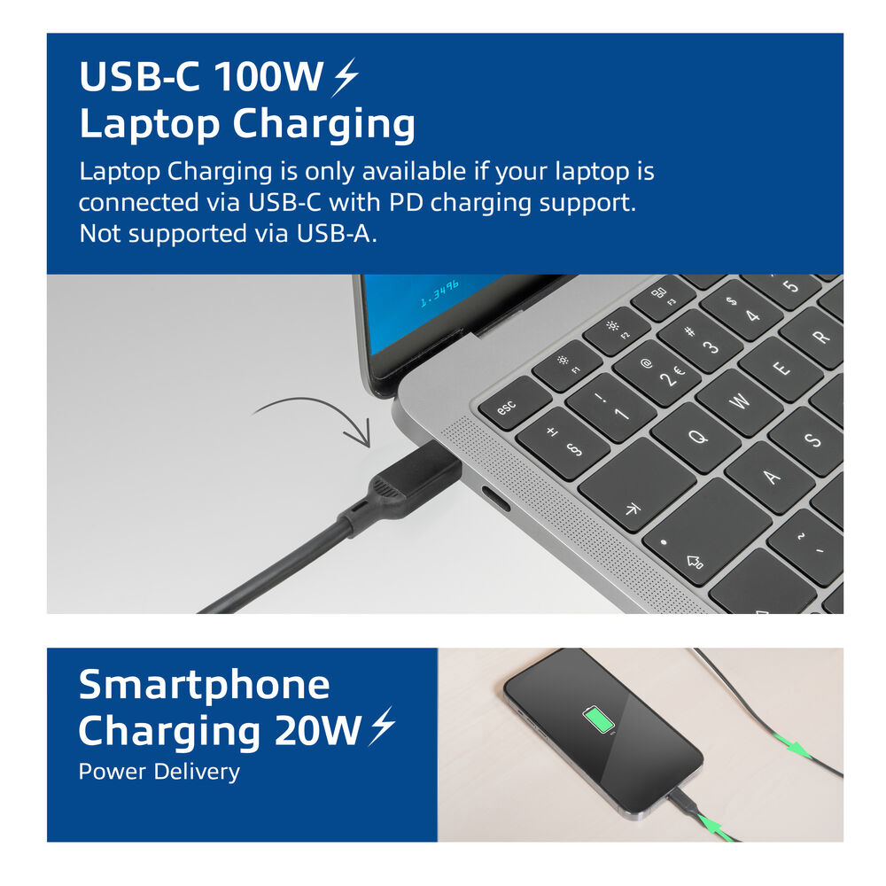 ACT Universal USB-C Docking Station 4K, for 3 HDMI/DisplayPort monitors, DisplayLink – image 4