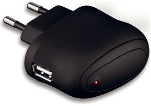 Techly Transformer from Italian Network to USB 2.1 Black IPW-USB-2A1P