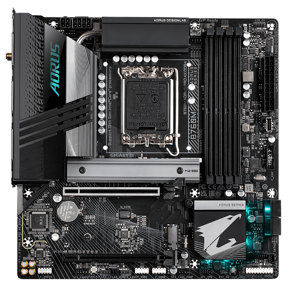 GIGABYTE B760M AORUS PRO AX DDR4 – image 2