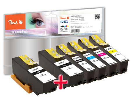 Peach PI200-249 ink cartridge 6 pc(s) High (XL) Yield Black, Photo black, Cyan, Magenta, Yellow