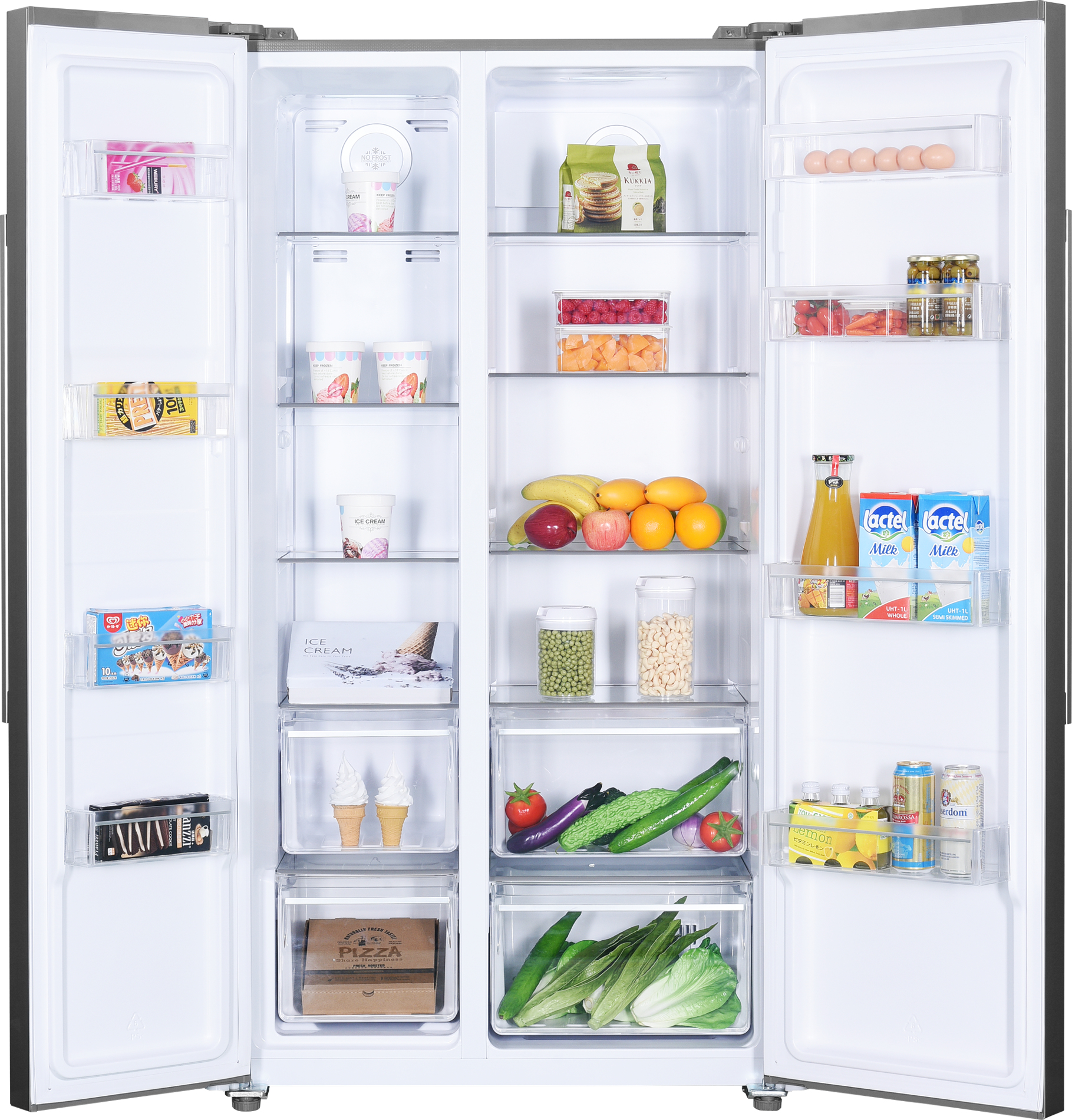 Beko GNO5221XP side-by-side refrigerator Freestanding – image 3