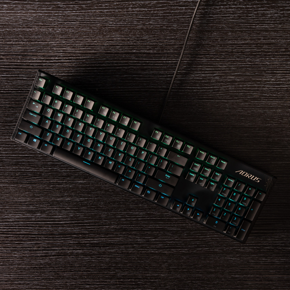 GIGABYTE K1 keyboard Gaming USB QWERTY English Black – image 6
