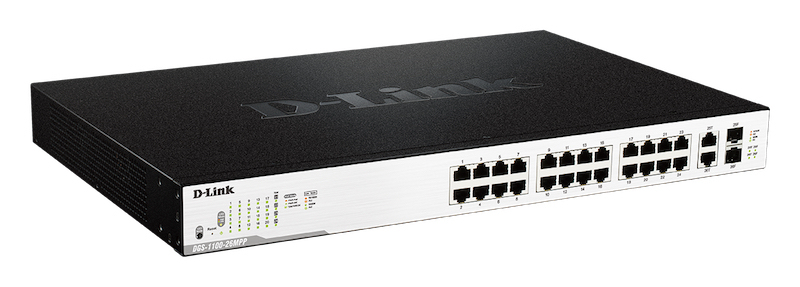 D-Link DGS-1100-26MPP network switch Managed L2 Gigabit Ethernet (10/100/1000) Power over Ethernet (PoE) 1U Black, White – image 2