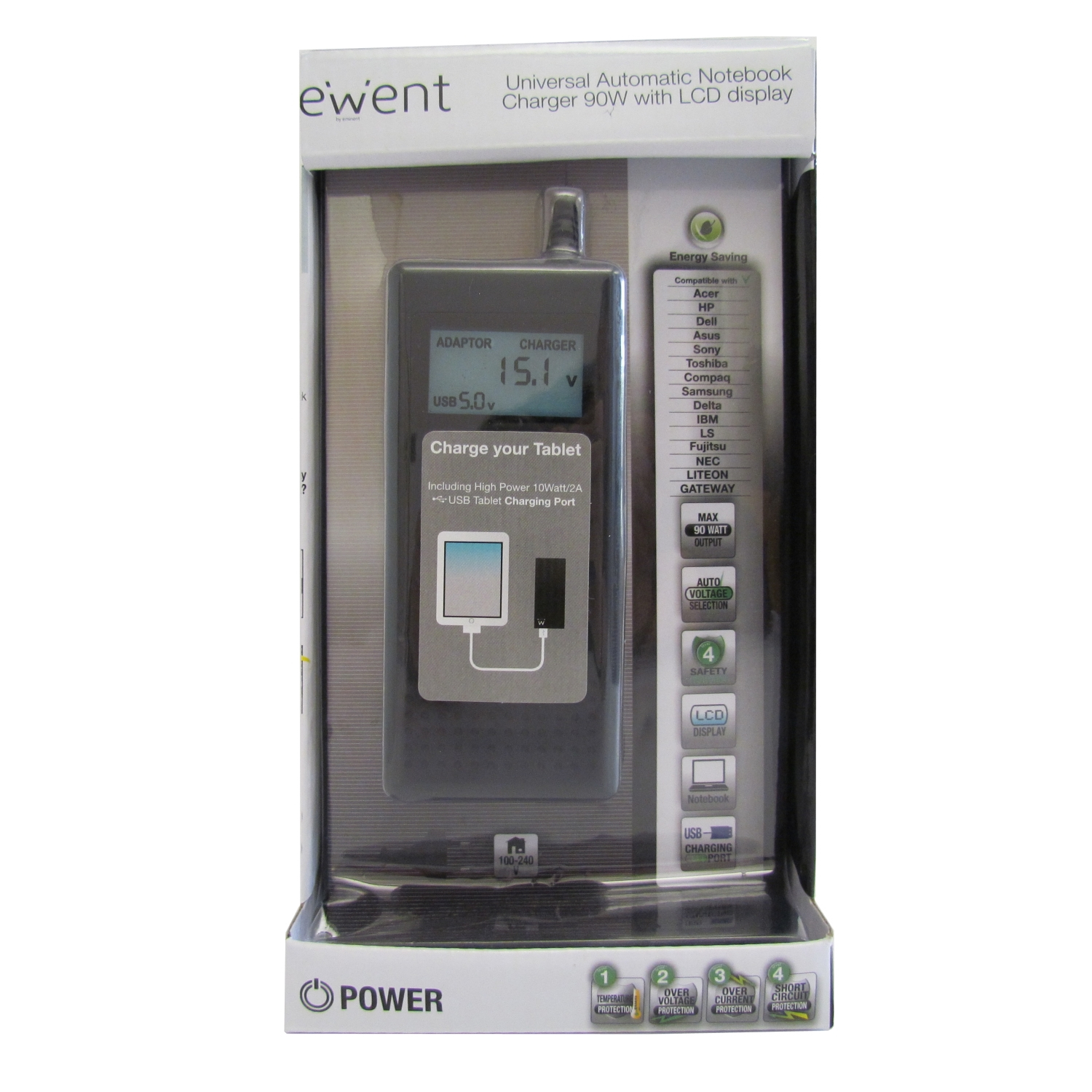 Ewent EW3974 power adapter/inverter Indoor – image 3