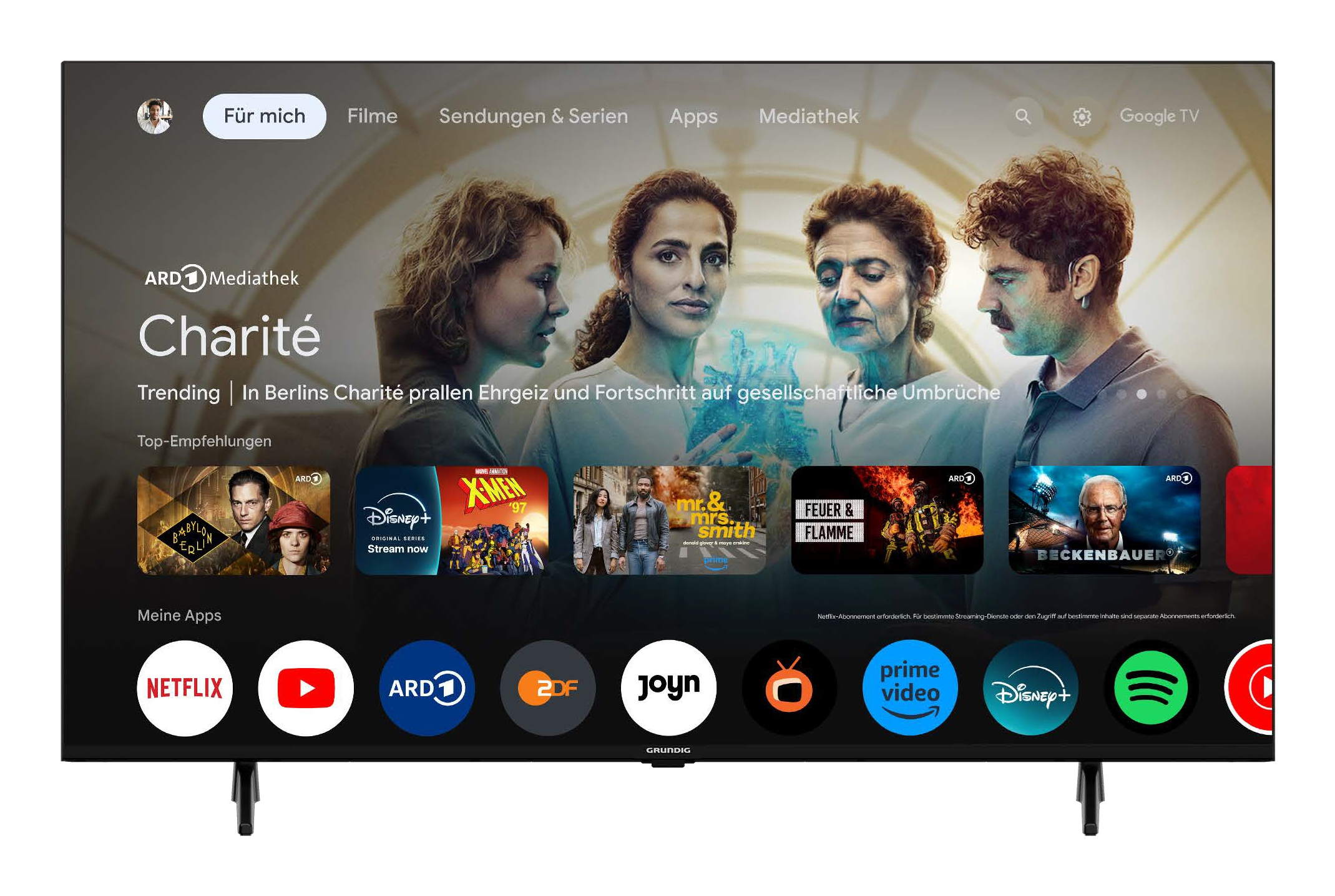 Grundig GUB 6400 43" — vue 1 sur 8