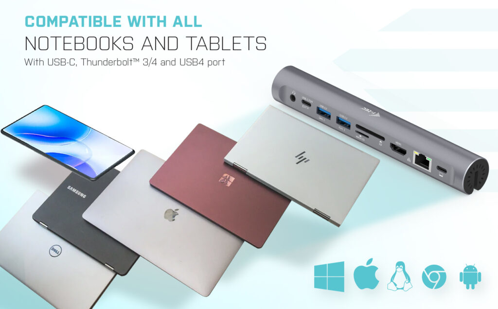 i-tec Metal USB-C Pad Docking Station 4K HDMI LAN + Power Delivery – image 4