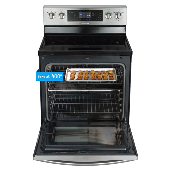 Samsung FE710DRS cooker Freestanding cooker Electric Black, Stainless steel – image 5