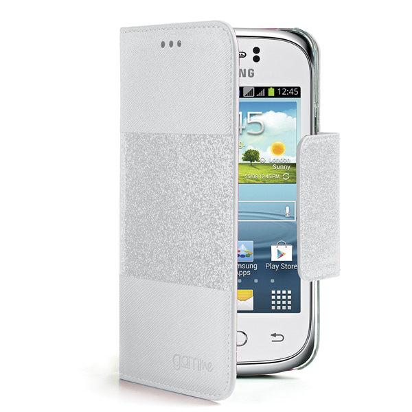 Celly GLAGEYOUNGWH mobile phone case Folio White