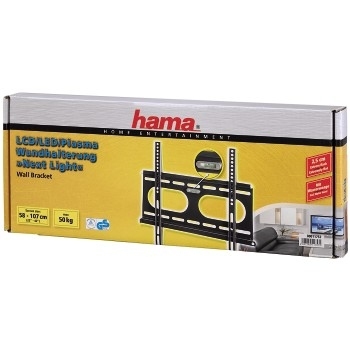 Hama "Next Light" LCD/PL/LED Wall Bracket, VESA 400x400, fixed, black – image 3