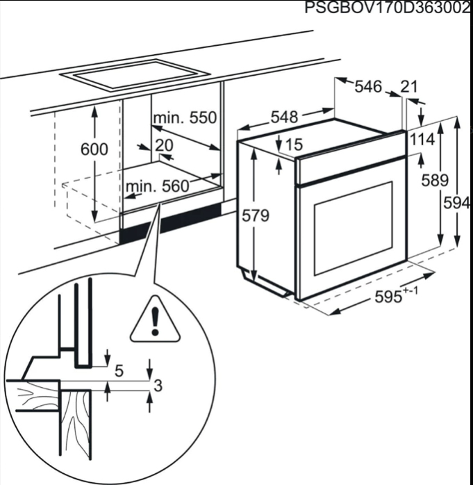 AEG BPE842720M 71 L Stainless steel – image 5