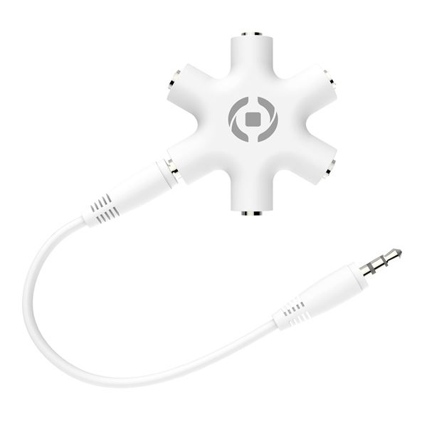 Celly MIX5LINEIN35WH audio splitter White – image 1
