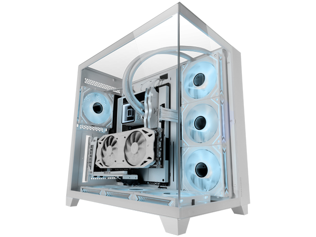 Mars Gaming MC-3CW Midi Tower White – image 2