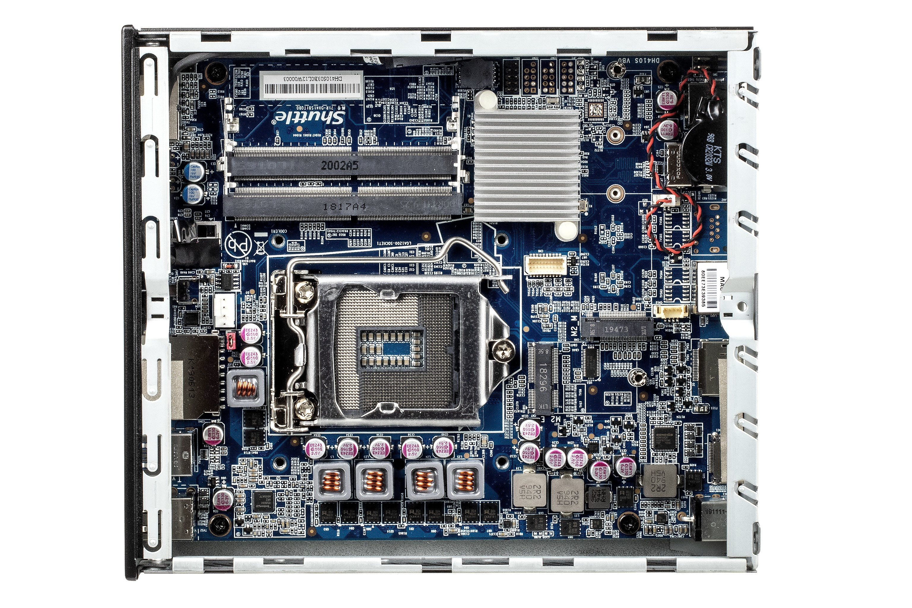 Shuttle Slim PC DH610S , S1700, 1x HDMI, 1x DP , 1x 2.5″, 2x M.2, 1x LAN (Intel 1G), 24/7 permanent operation, incl. VESA image 7