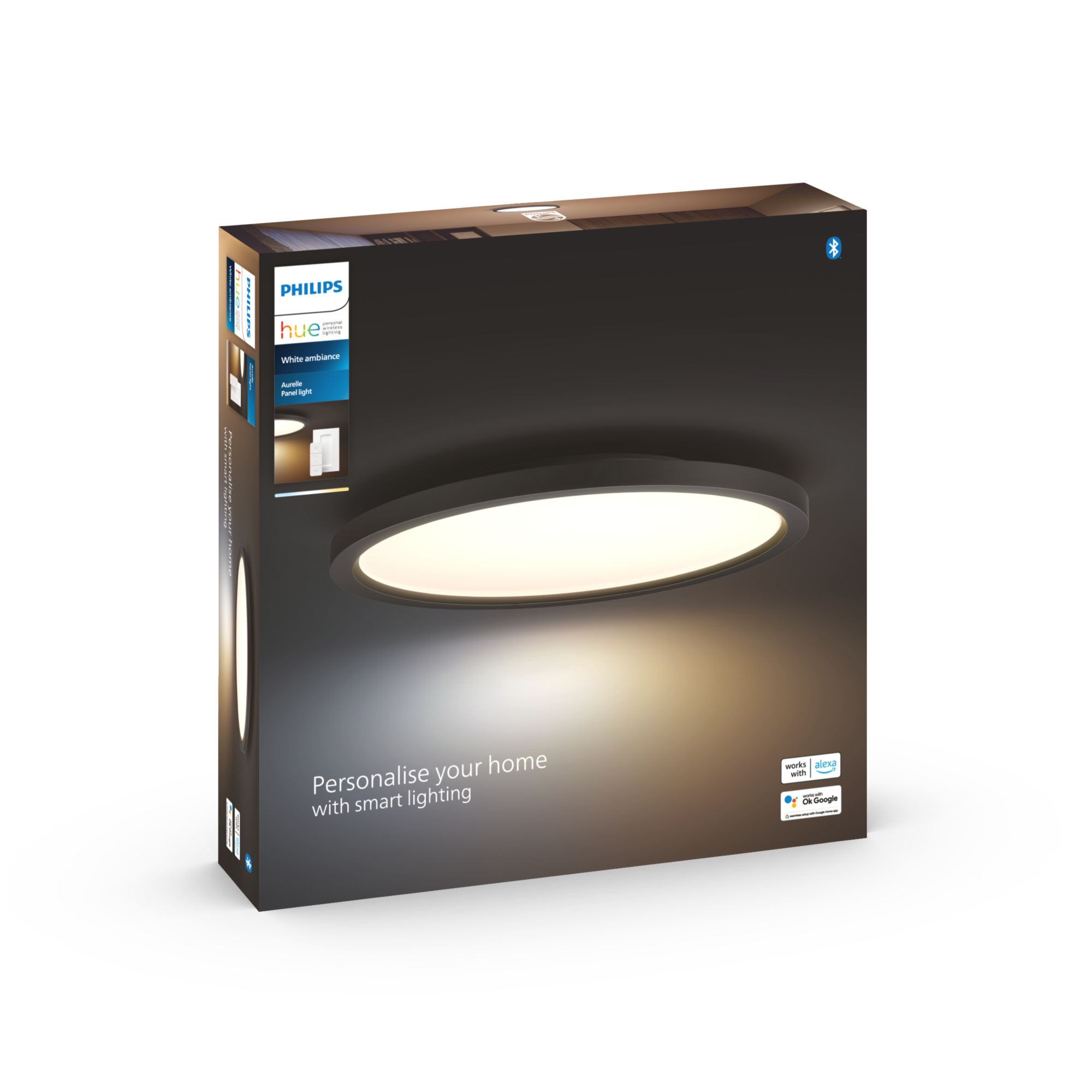 Philips by Signify Philips Hue White ambience Aurelle Round Panel – image 2